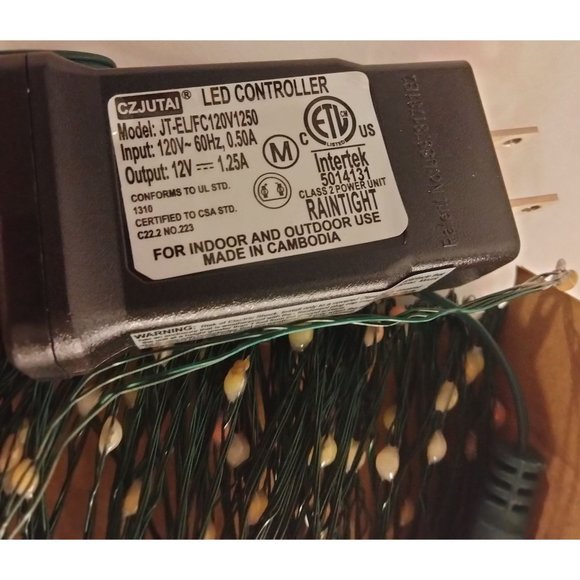 Celebrations LED Micro String Lights Multicolored Big Seed Fairy Wedding Patio - Picture 6 of 6